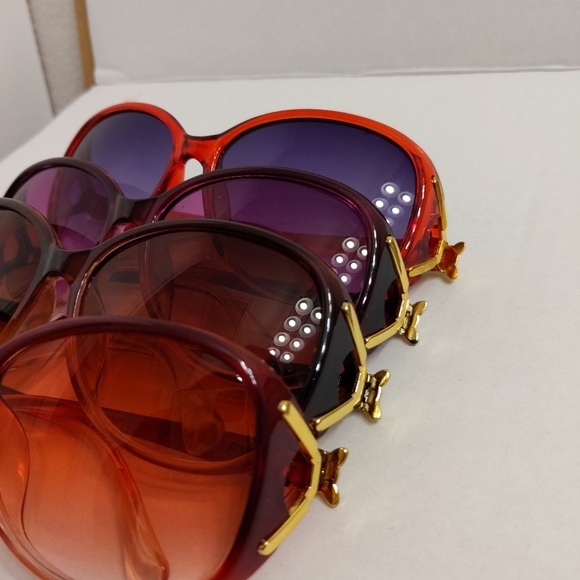 3 Cat Eye Fashion Sunglasses Set - Picture 2 of 7